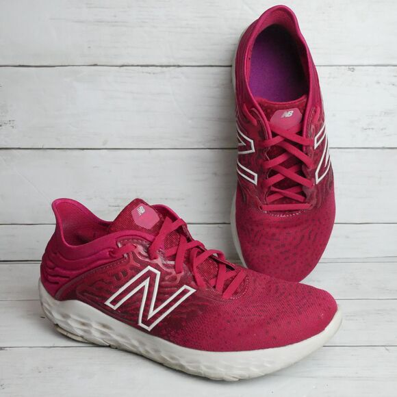 New Balance Fresh Foam Beacon V3 Mens 7.5 Running Shoes Red  Sneakers MBECNRW3 - Picture 1 of 9